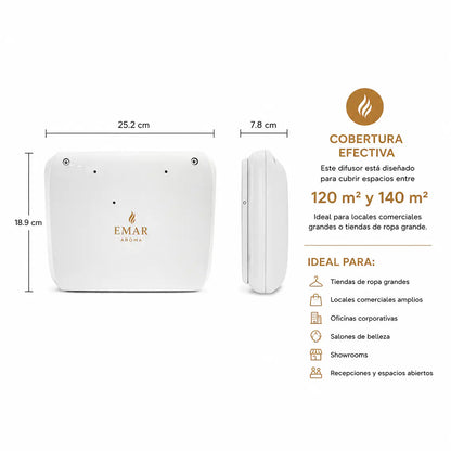 Difusor de Aromas Fragancias Doble Emision Inteligente 500ml